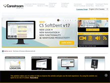 Tablet Screenshot of carestreamdental.com
